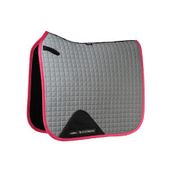 Tapis de dressage réflechissant Prime Weatherbeeta Argent / rose Tapis de dressage réflechissant Prime Weatherbeeta Argent / rose
