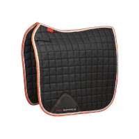 Therapie-Tec dressuur zadeldek Weatherbeeta Zwart / zilver / rood
