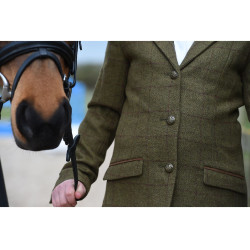 Veste de concours Dublin en tweed Marron