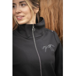 Veste Pénélope Tweeny strass Noir Veste Pénélope Tweeny strass Noir