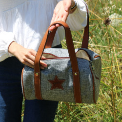 Sac Pénélope Nina Bowl gris petit modèle