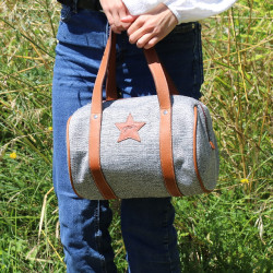 Sac Pénélope Nina Bowl gris petit modèle