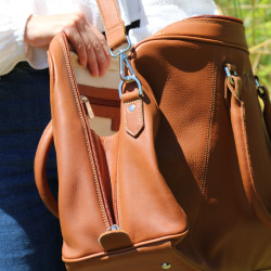 Sac à main Pénélope Etretat Cognac Marron Sac à main Pénélope Etretat Cognac Marron