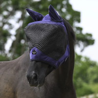 Masque anti-mouches Bucas Buzz-Off Pro Bleu marine / noir Masque anti-mouches Bucas Buzz-Off Pro Bleu marine / noir