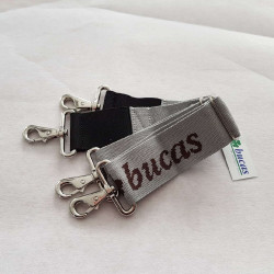 Sursangle Bucas Argent / choco Sursangle Bucas Argent / choco