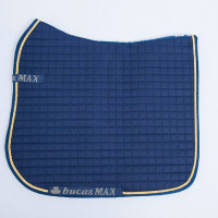Zadeldek Bucas Max Dressuur Marineblauw / goud Zadeldek Bucas Max Dressuur Marineblauw / goud