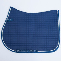 Tapis de selle Bucas Max CSO Bleu marine / argent