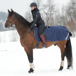 Couvre-reins imperméable Bucas Bleu marine / argent Couvre-reins imperméable Bucas Bleu marine / argent