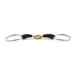 Mors Jump'In 2 ringen dubbel gebroken bedekt met leer Mors Jump'In 2 ringen dubbel gebroken bedekt met leer