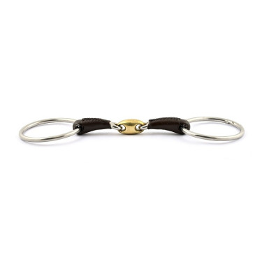Mors Jump'In 2 ringen dubbel gebroken bedekt met leer Mors Jump'In 2 ringen dubbel gebroken bedekt met leer