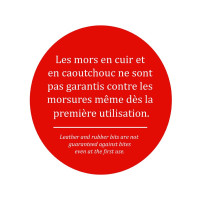 Mors Jump'In 2 anneaux en cuir droit Mors Jump'In 2 anneaux en cuir droit