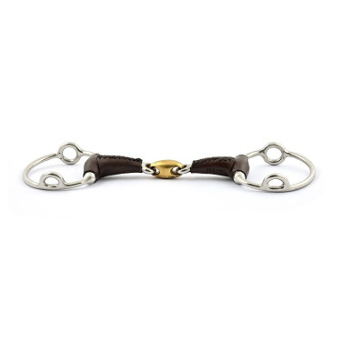 Mors releveur Jump'In recouvert de cuir Mors releveur Jump'In recouvert de cuir