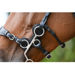 Protections Jump'In pour hackamore 0091 et 0092 Noir Protections Jump'In pour hackamore 0091 et 0092 Noir