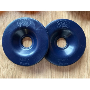 Rubberen bitringen Jump'In natuurlijk Marine Marineblauw