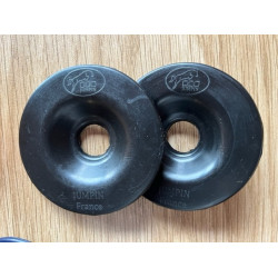 Rondelles de Mors caoutchouc Jump'In naturel Noir Rondelles de Mors caoutchouc Jump'In naturel Noir