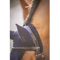 Geluidloze lange Pro Katoen Paddock Cap Zwart