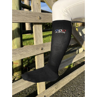 Chaussettes d'équitation Jump'In 2 paires Noir Chaussettes d'équitation Jump'In 2 paires Noir