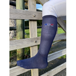 Chaussettes d'équitation Jump'In 2 paires Marine Bleu marine