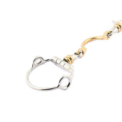 Mors releveur Jump'In à olives double brisure à rouleaux avec passage de langue Mors releveur Jump'In à olives double brisure à rouleaux avec passage de langue