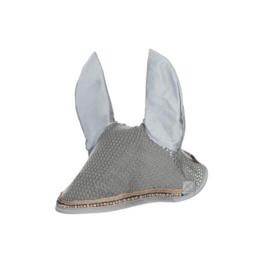 Bonnet anti-mouches Rosegold Glamour Style HKM Gris / or rose