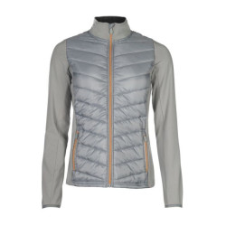 Veste matelassée Prag Style HKM Gris / or rose