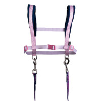 Harnais HKM Funny Horses Hearts Rose / bleu foncé Harnais HKM Funny Horses Hearts Rose / bleu foncé