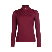T-Shirt fonctionnel HKM Berry Lace Rouge foncé T-Shirt fonctionnel HKM Berry Lace Rouge foncé