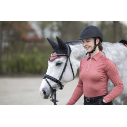 Functioneel T-shirt HKM Rosewood Allover Print Roest Bruin Functioneel T-shirt HKM Rosewood Allover Print Roest Bruin