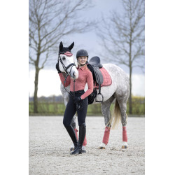 Functioneel T-shirt HKM Rosewood Allover Print Roest Bruin Functioneel T-shirt HKM Rosewood Allover Print Roest Bruin