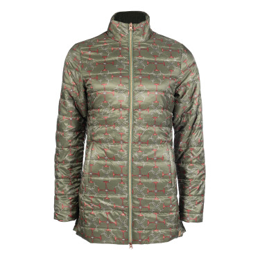 Veste matelassée HKM Edinburgh Vert olive Veste matelassée HKM Edinburgh Vert olive