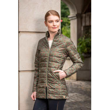 Veste matelassée HKM Edinburgh Vert olive Veste matelassée HKM Edinburgh Vert olive
