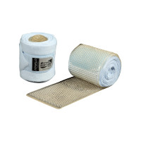 Bandes en gel et polaire Acavallo par paire Blanc