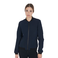 Blouson femme en tissu technique Equestro Noir