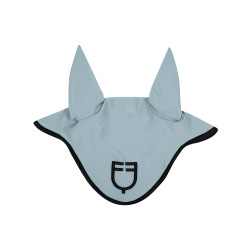 Bonnet anti-mouches en tissu technique avec logo GP Equestro édition limité Bleu ciel / noir Bonnet anti-mouches en tissu technique avec logo GP Equestro édition limité Bleu ciel / noir