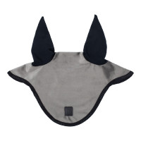 Fliegenhaube aus Samt und technischem Gewebe Equestro Grijs / zwart Fliegenhaube aus Samt und technischem Gewebe Equestro Grijs / zwart