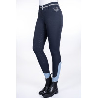 Pantalon Bloomsbury fond intégral en silicone HKM Bleu foncé Pantalon Bloomsbury fond intégral en silicone HKM Bleu foncé
