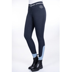 Pantalon Bloomsbury fond intégral en silicone HKM Bleu foncé Pantalon Bloomsbury fond intégral en silicone HKM Bleu foncé