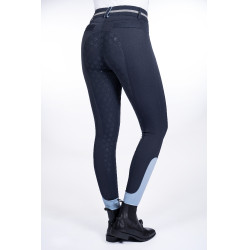 Pantalon Bloomsbury fond intégral en silicone HKM Bleu foncé Pantalon Bloomsbury fond intégral en silicone HKM Bleu foncé