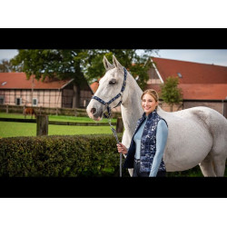 Pantalón Bloomsbury con asiento completo de silicona HKM Donkerblauw