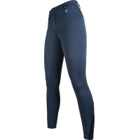 Broek Della Sera CM Style volledig zitvlak in siliconen HKM Nachtblauw Broek Della Sera CM Style volledig zitvlak in siliconen HKM Nachtblauw