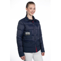 Gewatteerde jas HKM Derby Unisex Donkerblauw Gewatteerde jas HKM Derby Unisex Donkerblauw