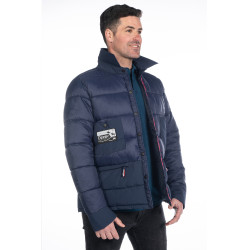 Gewatteerde jas HKM Derby Unisex Donkerblauw Gewatteerde jas HKM Derby Unisex Donkerblauw