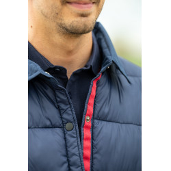 Gewatteerde jas HKM Derby Unisex Donkerblauw Gewatteerde jas HKM Derby Unisex Donkerblauw