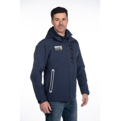 Blouson Softshell HKM homme Derby Bleu foncé