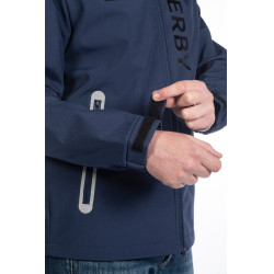 Softshell jas HKM heren Derby Donkerblauw