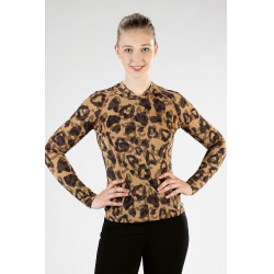 T-shirt Clolour Breeze lange mouwen HKM Natuurlijk Bruin