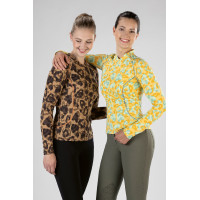 T-shirt Clolour Breeze lange mouwen HKM Milky oranje Blauw