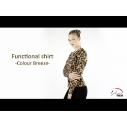 T-shirt Clolour Breeze lange mouwen HKM Natuurlijk Bruin