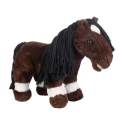 Knuffel HKM Cuddle Pony Donkerbruin