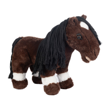 Knuffel HKM Cuddle Pony Donkerbruin